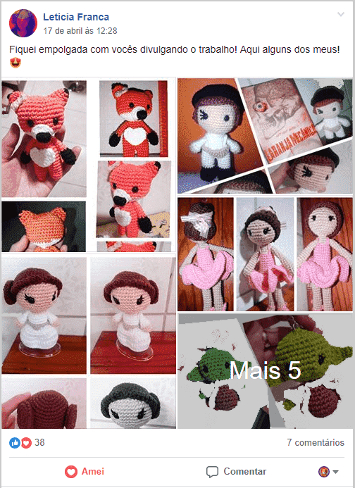 imagens de amigurumi do Starwar
